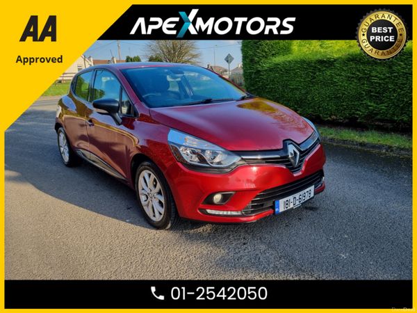 Renault Clio Hatchback, Petrol, 2018, Red