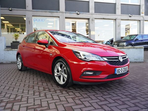 Vauxhall Astra Hatchback, Petrol, 2018, Red