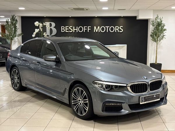 BMW 5-Series Saloon, Petrol Plug-in Hybrid, 2019, Blue