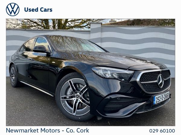 Mercedes-Benz E-Class Saloon, Diesel Plug-in Hybrid, 2025, Black