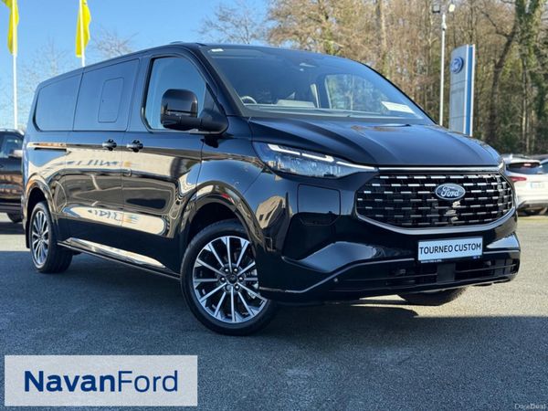 Ford Tourneo Custom MPV, Petrol Plug-in Hybrid, 2026, Black
