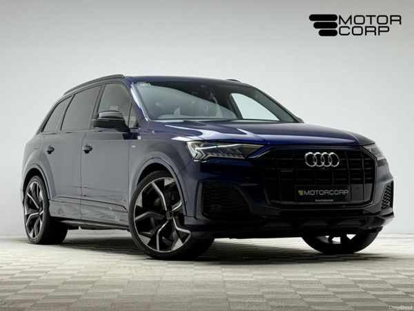 Audi Q7 SUV, Petrol Plug-in Hybrid, 2022, Blue