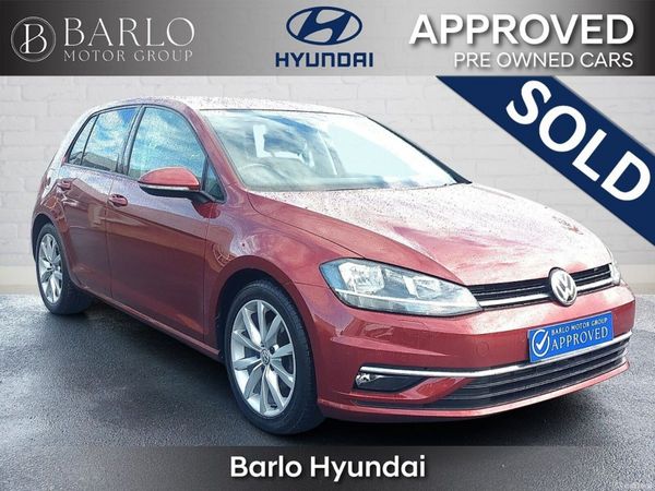 Volkswagen Golf Hatchback, Petrol, 2019, Red