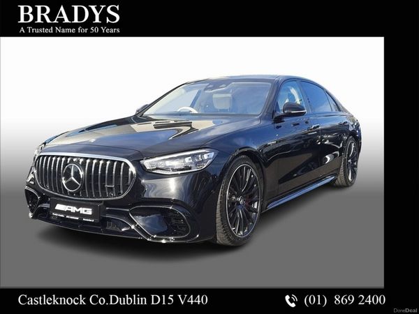 Mercedes-Benz S-Class Saloon, Petrol Plug-in Hybrid, 2025, Black