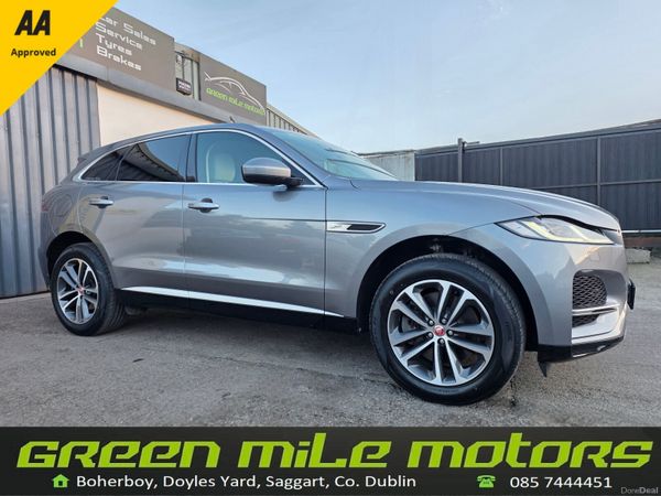 Jaguar F-Pace SUV, Petrol Plug-in Hybrid, 2022, Grey