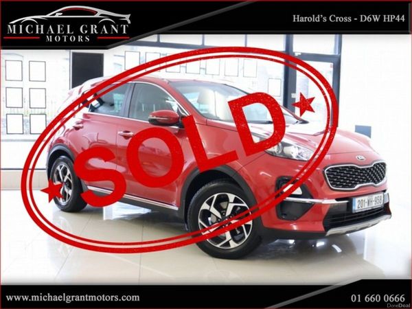 Kia Sportage SUV, Diesel, 2020, Red