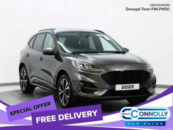 Ford Kuga SUV, Petrol Hybrid, 2022, Grey