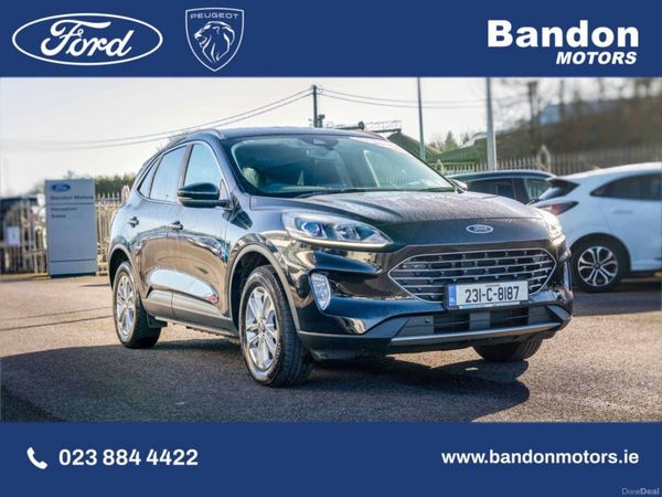 Ford Kuga SUV, Petrol Plug-in Hybrid, 2023, Black