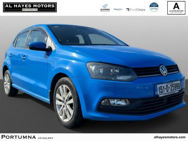 Volkswagen Polo Hatchback, Petrol, 2015, Blue