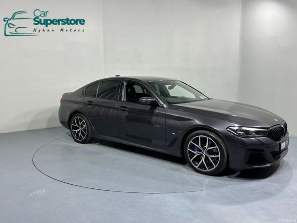 BMW 5-Series Saloon, Petrol Plug-in Hybrid, 2020, Grey