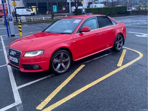 Audi A4 Saloon, Diesel, 2009, Red