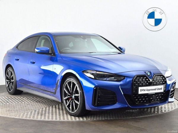 BMW 4-Series Hatchback, Diesel Hybrid, 2023, Blue