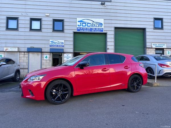 Lexus CT Hatchback, Petrol Hybrid, 2016, Red