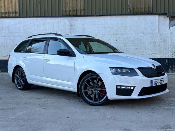 Skoda Octavia Estate, Diesel, 2014, White