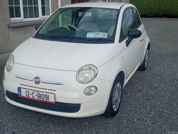 Fiat 500 Hatchback, Petrol, 2012, White