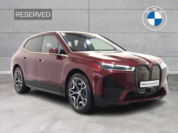 BMW iX SUV, Electric, 2022, Red