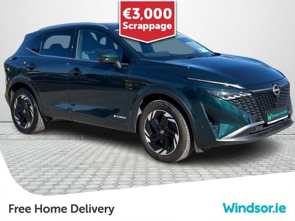 Nissan Qashqai MPV, Petrol Hybrid, 2025, Green