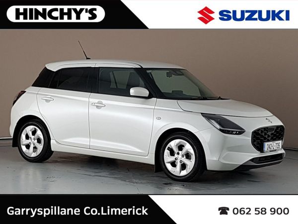Suzuki Swift Hatchback, Petrol Hybrid, 2024, White