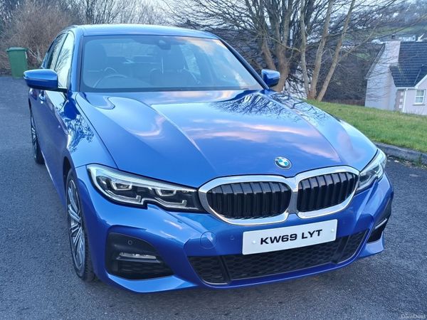 BMW 3-Series Saloon, Petrol Hybrid, 2020, Blue