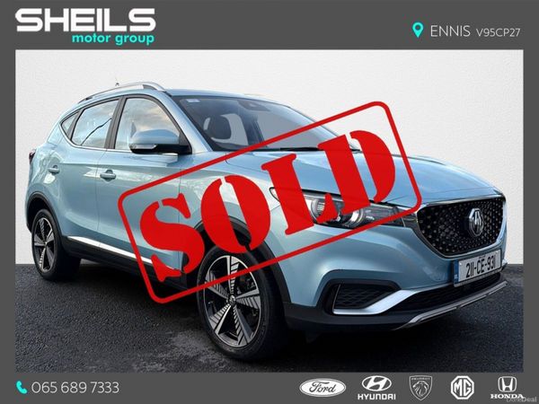 MG ZS Hatchback, Electric, 2021, Blue