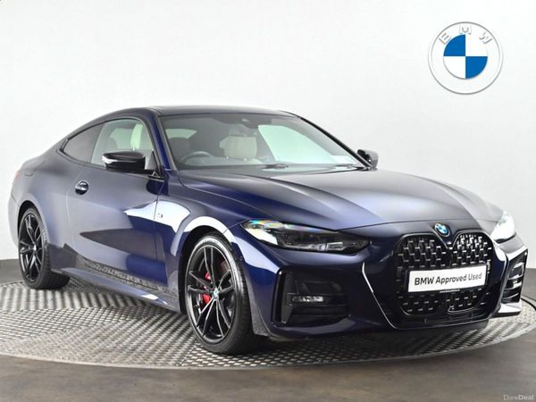 BMW 4-Series Coupe, Diesel Hybrid, 2023, Blue