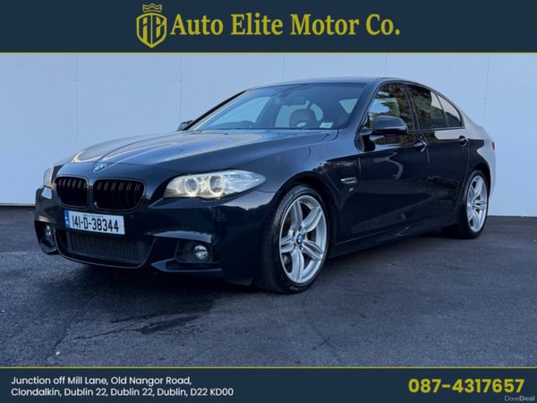 BMW 5-Series Saloon, Diesel, 2014, Black