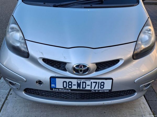 Toyota Aygo Hatchback, Petrol, 2008, Silver