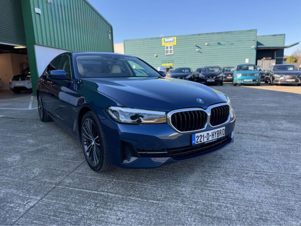 BMW 5-Series Saloon, Petrol Plug-in Hybrid, 2022, Blue