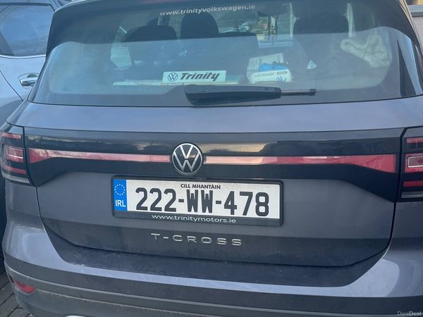 Volkswagen T-Cross Estate/Jeep, Petrol, 2022, Grey