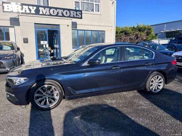 BMW 5-Series Saloon, Diesel, 2017, Blue