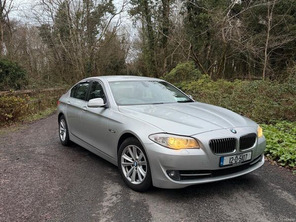 BMW 5-Series Saloon, Diesel, 2012, Silver