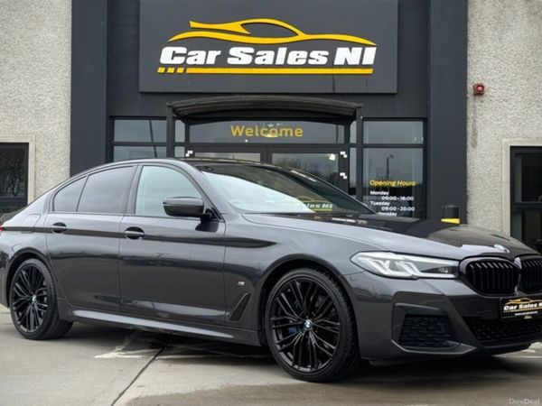 BMW 5-Series Saloon, Diesel Hybrid, 2022, Grey