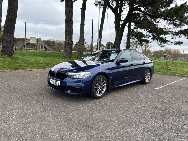 BMW 5-Series Saloon, Petrol Plug-in Hybrid, 2019, Blue
