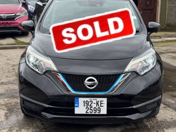 Nissan Note Hatchback, Petrol Hybrid, 2019, Black