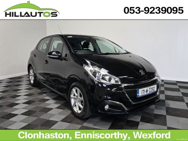 Peugeot 208 Hatchback, Petrol, 2017, Black