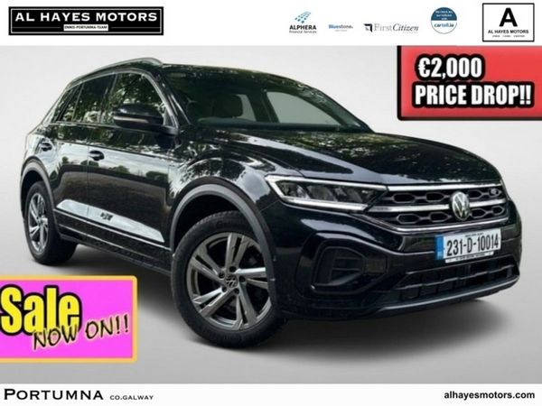 Volkswagen T-Roc SUV, Petrol, 2023, Black
