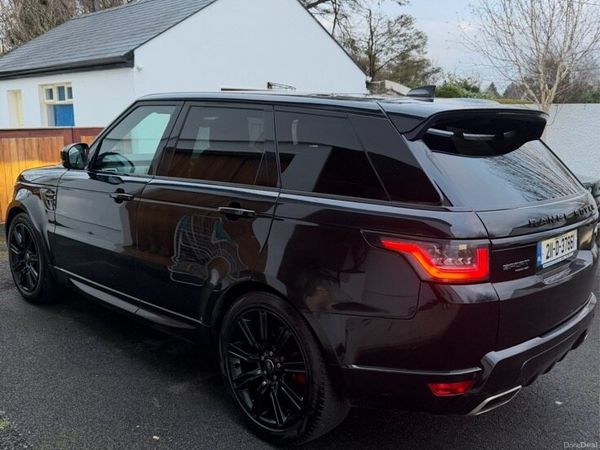 Land Rover Range Rover Sport SUV, Petrol Plug-in Hybrid, 2021, Black