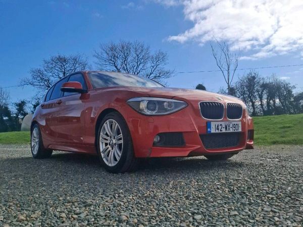 BMW 1-Series Hatchback, Petrol, 2014, Orange