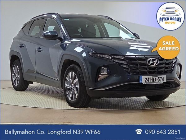 Hyundai Tucson SUV, Petrol Hybrid, 2024, Blue