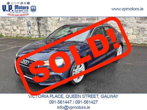 Audi A3 Saloon, Petrol, 2017, Blue