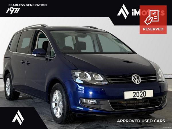 Volkswagen Sharan MPV, Petrol, 2020, Blue
