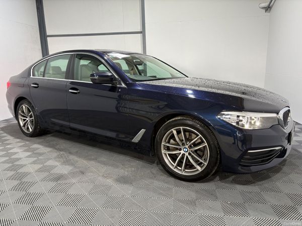 BMW 5-Series Saloon, Diesel, 2017, Blue
