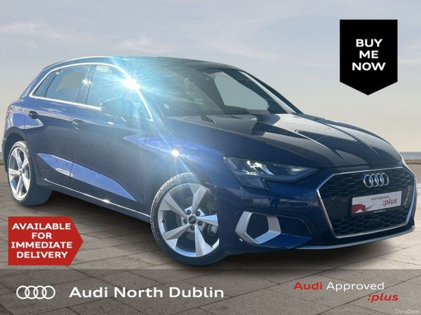 Audi A3 Hatchback, Petrol Plug-in Hybrid, 2024, Blue
