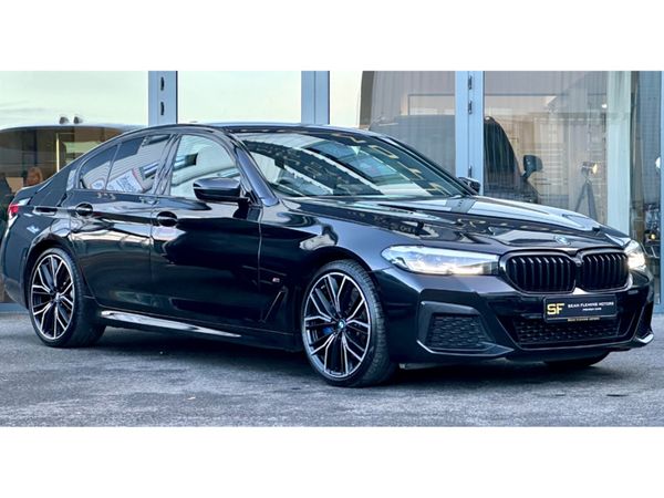 BMW 5-Series Saloon, Diesel Hybrid, 2022, Black