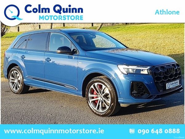 Audi Q7 SUV, Petrol Plug-in Hybrid, 2025, Blue