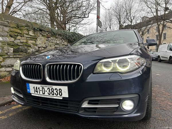 BMW 5-Series Saloon, Diesel, 2014, Blue