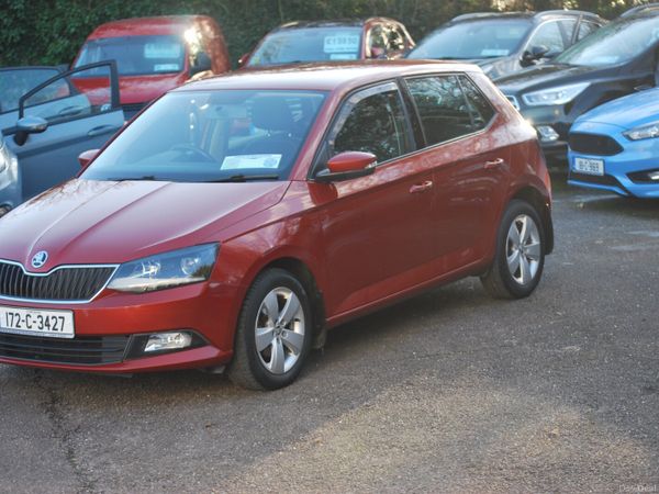 Skoda Fabia Hatchback, Petrol, 2017, Red