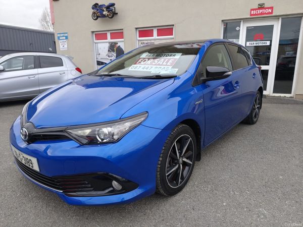 Toyota Auris Hatchback, Petrol Hybrid, 2018, Blue