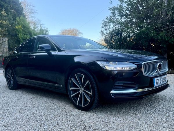 Volvo S90 Saloon, Petrol Plug-in Hybrid, 2022, Black