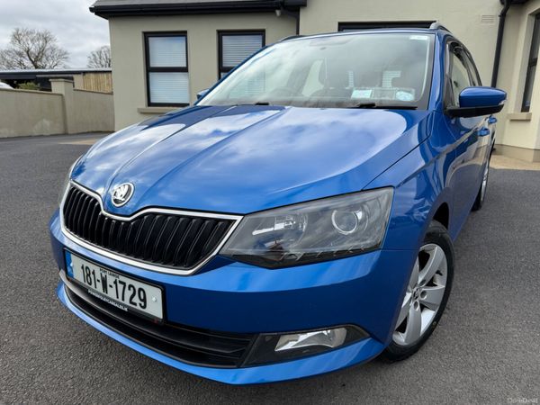 Skoda Fabia Estate, Petrol, 2018, Blue